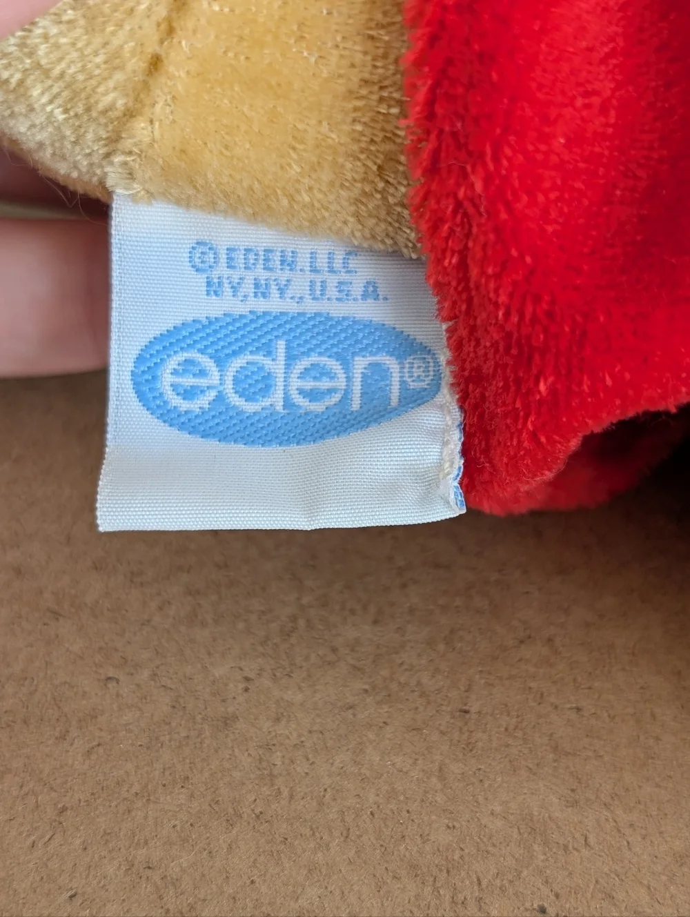 Vintage Eden Toys Paddington Bear Plush Toy, Red Coat & Blue Hat - Picture 8 of 10